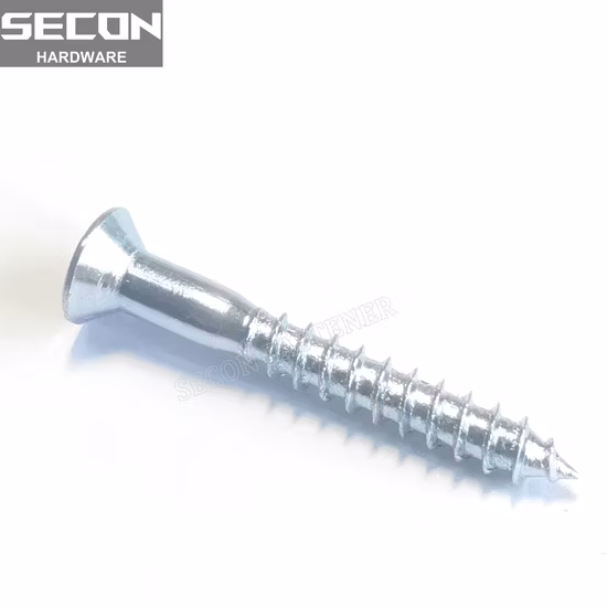 中国輸出サプライヤー M4.5 * 32 ホワイト ニッケル時計ねじ無地色皿頭ねじ木材用